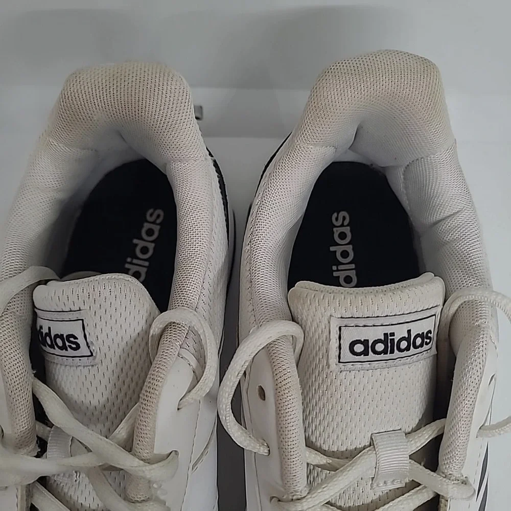 Adidas GameCourt Shoes Men White Black Sneakers Tennis Athletic Training